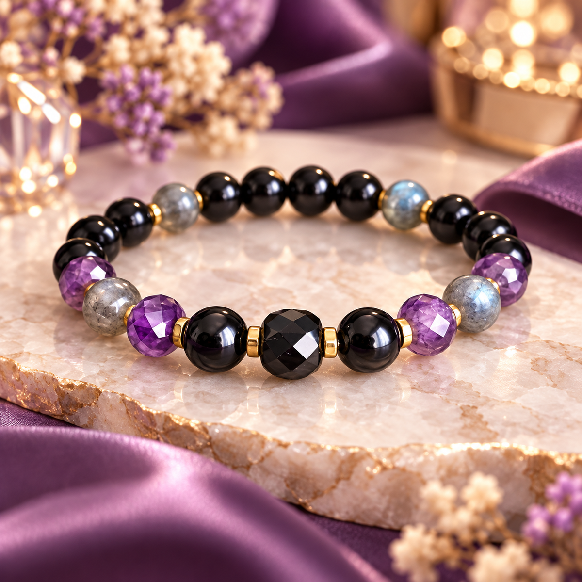 Pulsera Obsidiana Protectora